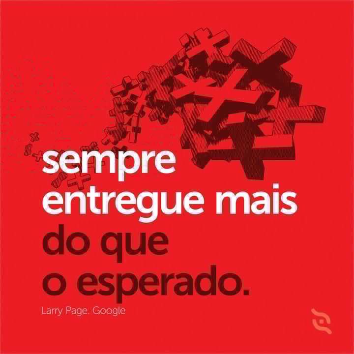 cartaz motivacional startup - entregue mais