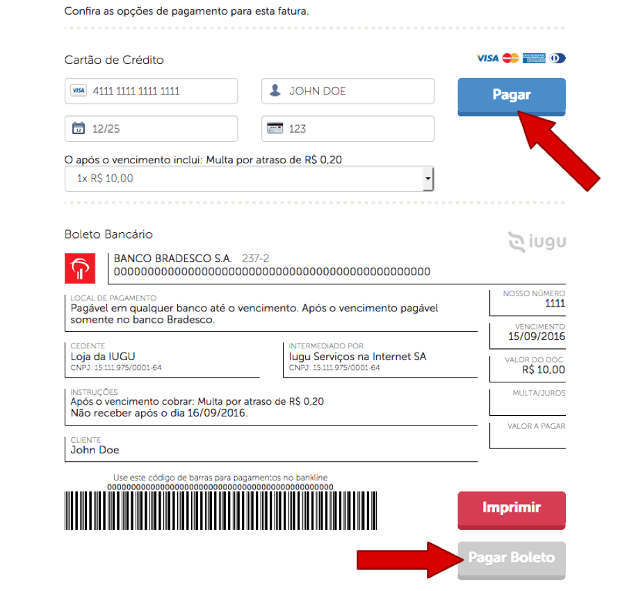 como configurar checkout transparente