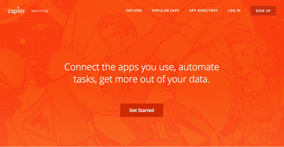 Ferramentas de automação integrada com a Pluga - Zapier