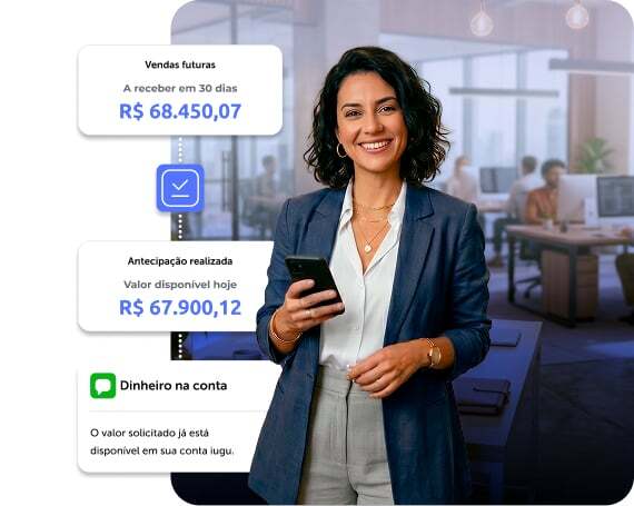 Guia de antecipação de recebíveis da iugu